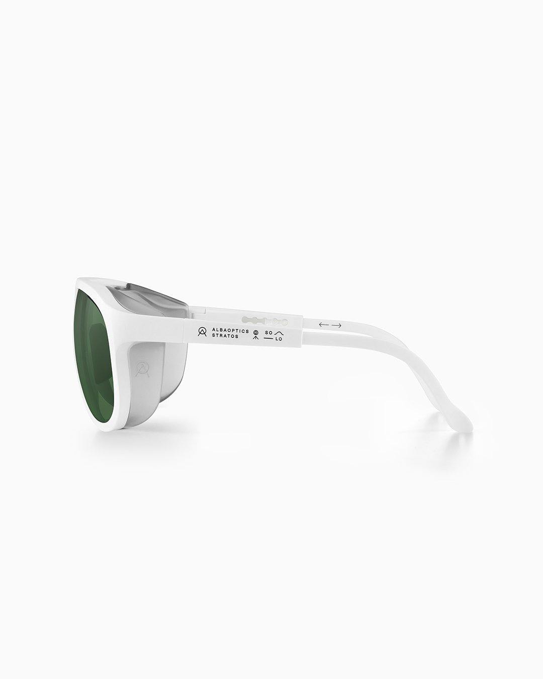 SOLO VZUM Cykelbriller - Alba Optics - Hvid / Leaf | Alba Optics | gioventu.cc
