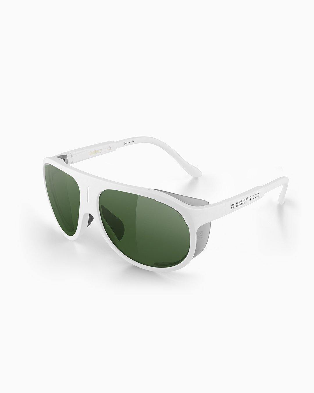 SOLO VZUM Cykelbriller - Alba Optics - Hvid / Leaf | Alba Optics | gioventu.cc