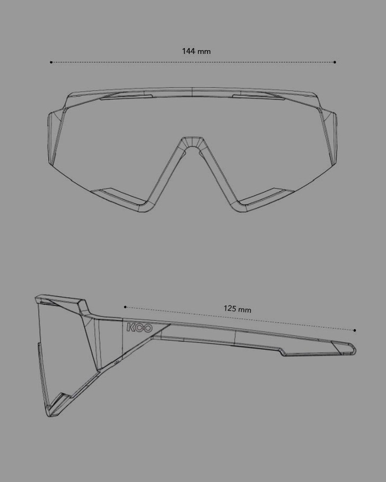 Spectro Cykelbriller - KOO - Sort & Rød | KOO | gioventu.cc