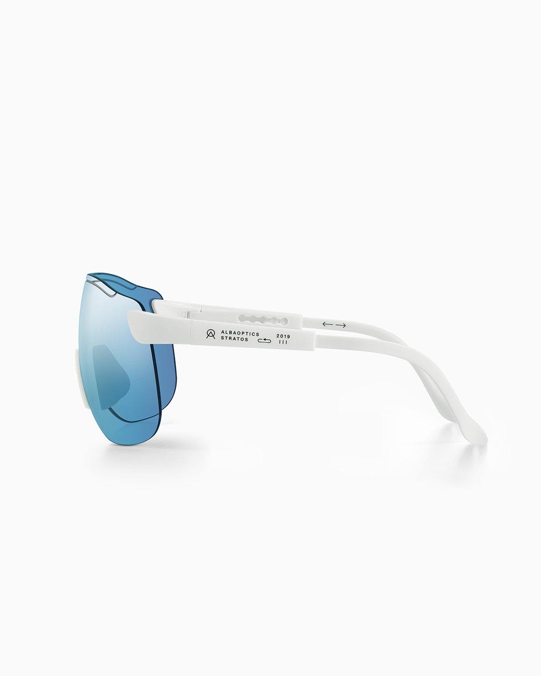 Stratos VZUM Cykelbriller - Alba Optics - Hvid / Cielo | Alba Optics | gioventu.cc