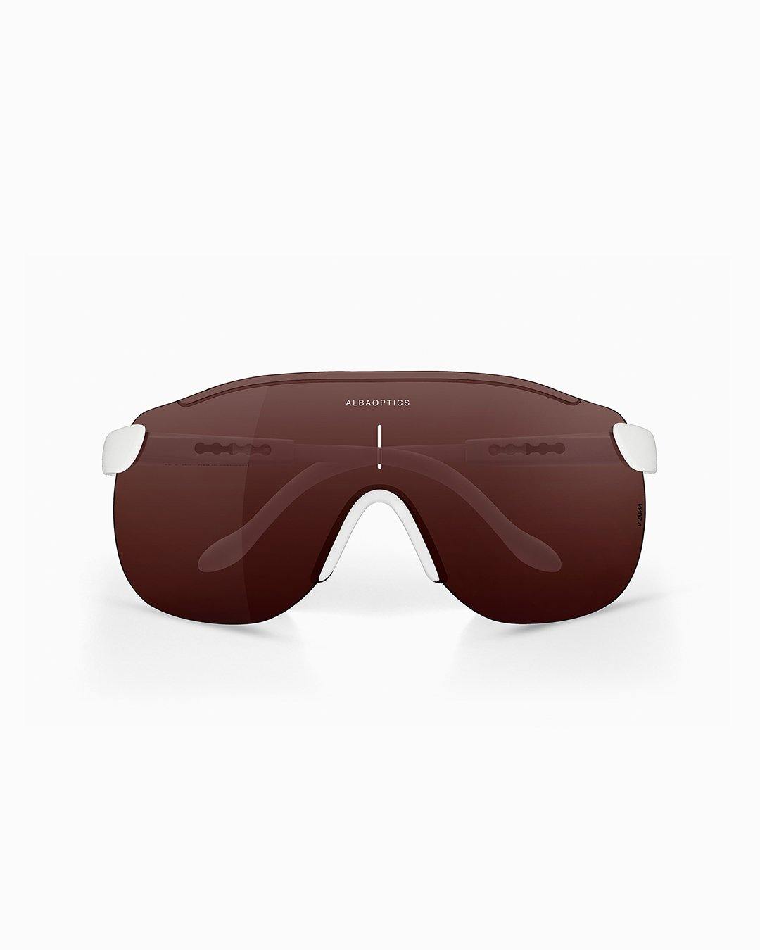 Stratos VZUM Cykelbriller - Alba Optics - Hvid / Pou – GIOVENTU Stratos VZUM Cykelbriller - Alba Optics - Hvid / Pou – GIOVENTU